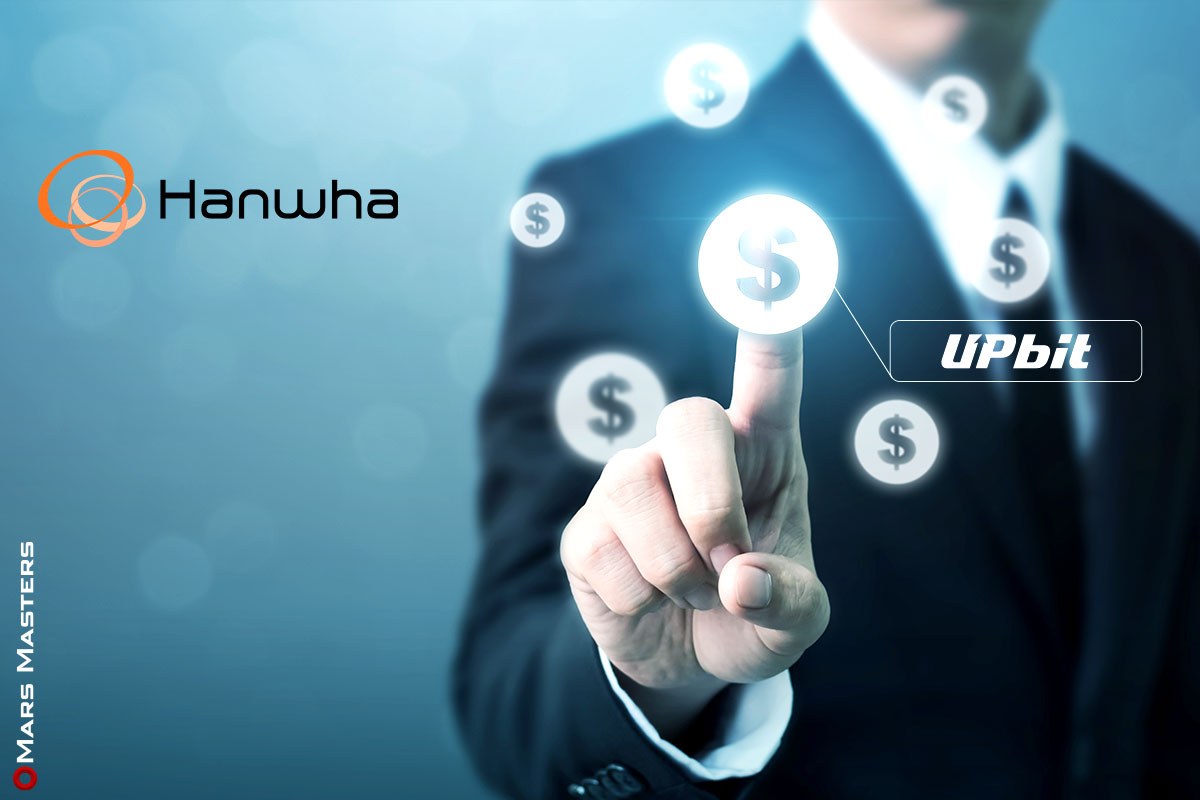 Hanwha to acquire $52M stake in crypto exchange Upbit’s parent company